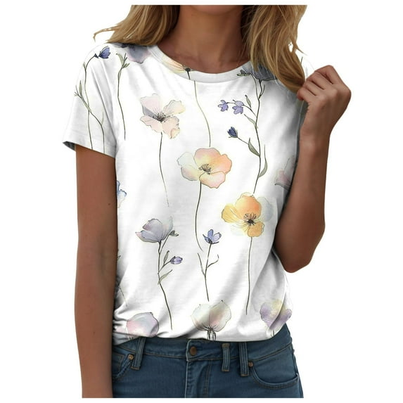 GEWSEY Womens Tops Dressy Casual Summer Short Sleeve Blouse Dress Shirt (Khaki, XL)