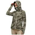 thumbnail image 1 of GEWSEY Womens UPF 50+ Sun Hoodie with Face Mask UV Protection Zip Up Lightweight Breathable SPF Shirt with Pocket Thumb Hole (Bronze, L), 1 of 5