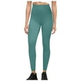 thumbnail image 1 of GEWSEY Yoga Leggings High Waisted Soft Pants Buttery Workout Athletic Lounge Yoga Pants (Dark Green, XXL), 1 of 6