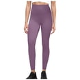 thumbnail image 1 of GEWSEY Yoga Leggings High Waisted Soft Pants Buttery Workout Athletic Lounge Yoga Pants (Purple, L), 1 of 6