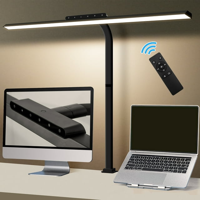 GEWUSH Desk Lamp 24W 80cm 2310 Lumens Table Lamp with Control Dimmable