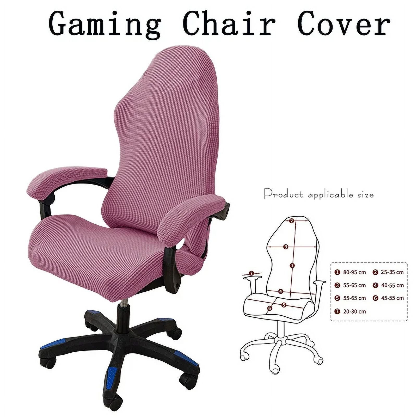 GEWUSH Fashion Simple Gaming Chair Cover Computer Game Competitive Seat