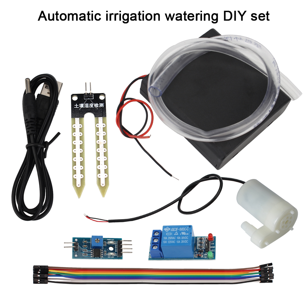 GEWUSH Water Module Kit Automatic DIY Soil Moisture Detection Garden