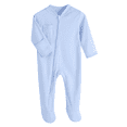 thumbnail image 1 of GEYEHUG Baby Boys Pajamas Long Sleeve Zip Front Non Slip Footed Sleeper Organic Cotton, 1 of 7