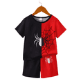 thumbnail image 1 of GEYEHUG Boys 2 Pieces Outfits Print Round Neck Short Sleeve Top and Shorts Set, 1 of 6