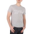 thumbnail image 1 of GEYM Men's Gray Graphic T-Shirt, Size X-Large, 1 of 3