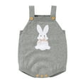 GEZHEN Baby Knit Warm Romper Cotton Sleeveless Boy Girl Rabbit Sweater