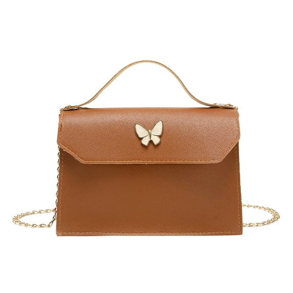 GEZHEN Fashion Women Artificial Leather Solid Color Bow Tie Hasp Phone Bag Shoulder Bag Messenger Bag Bow Decorative Buckle Shoulder Handbag Crossbody Bag Mobile Phone Bag