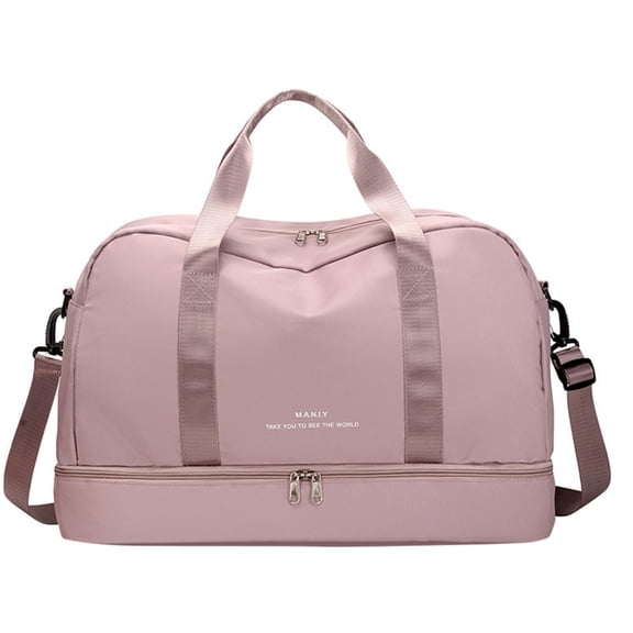 GEZHEN Large Capacity Gym Bag for Women Sports Travel Duffel with Shoe Compartment Light Overnight Lady Yoga Luggage Kids Travel, Gym, Yoga, School
