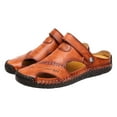 thumbnail image 1 of GEZHEN Men's Close-Toe Comfy Sandals Sandals Sports Summer Beach Slippers Sliding Outdoor Remote Sandals Lightweight and Breathable Fashion Minimalist, 1 of 4