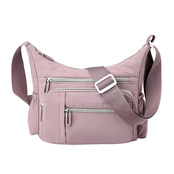 GEZHEN Shoulder Handbag for Women Roomy Multiple Pockets Bag Ladies Crossbody Purse Fashion Tote Top Handle Satchel Nylon Shoulder Crossbody Bag Canvas Multi-compartment Bag Bag