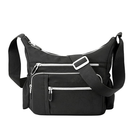 GEZHEN Shoulder Handbag for Women Roomy Multiple Pockets Bag Ladies Crossbody Purse Fashion Tote Top Handle Satchel Nylon Shoulder Crossbody Bag Canvas Multi-compartment Bag Bag