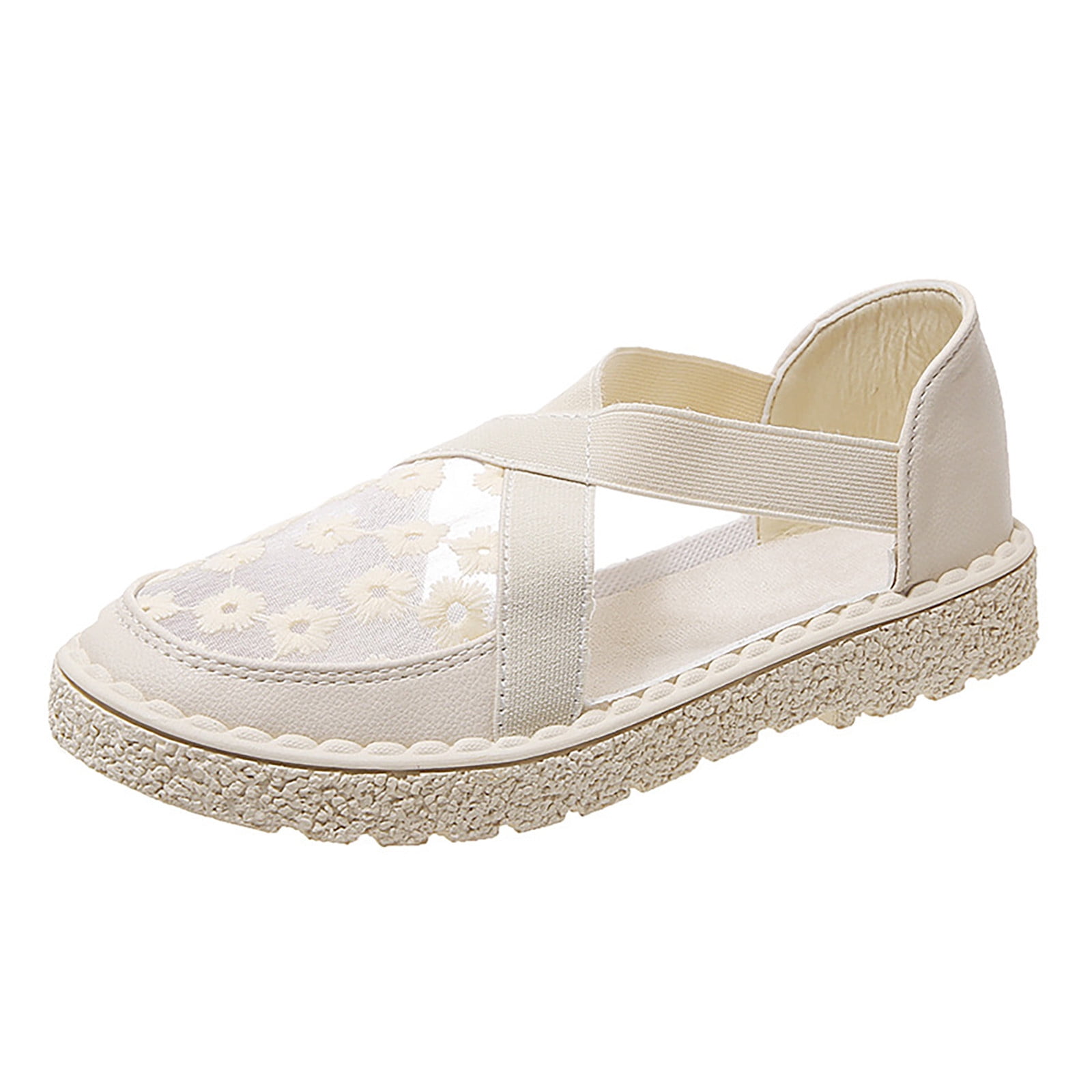 GEZHEN Spring And Summer Sandals Mesh Gentle Fairy Style Thick Bottom ...