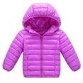 thumbnail image 1 of GEZHEN Winter Children's Light down Jacket Toddler Baby Kids Sweater Coat Winter Thick Warm Button Hooded Windproof Outwear Jacket, 1 of 4