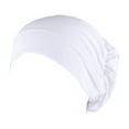 thumbnail image 1 of GEZHEN Women's Cotton Turban Sleep Cap Casual Chemo Hats Headband Turban Scarf Soft Slouchy Hair Cover for Cancer Patient Hair Loss Solid Color, 1 of 5