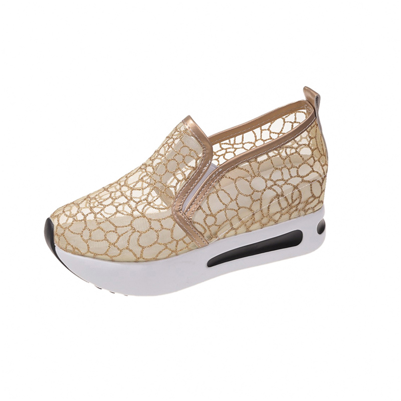 GEZHEN Autumn And Winter Women's Casual Shoes Round Toe Flat