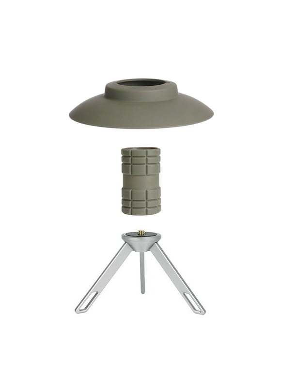 GEjnmdty 3pcs Camping Lampshade Lantern Cover Sleeve + Bracket for Goal Zero (Army Green)