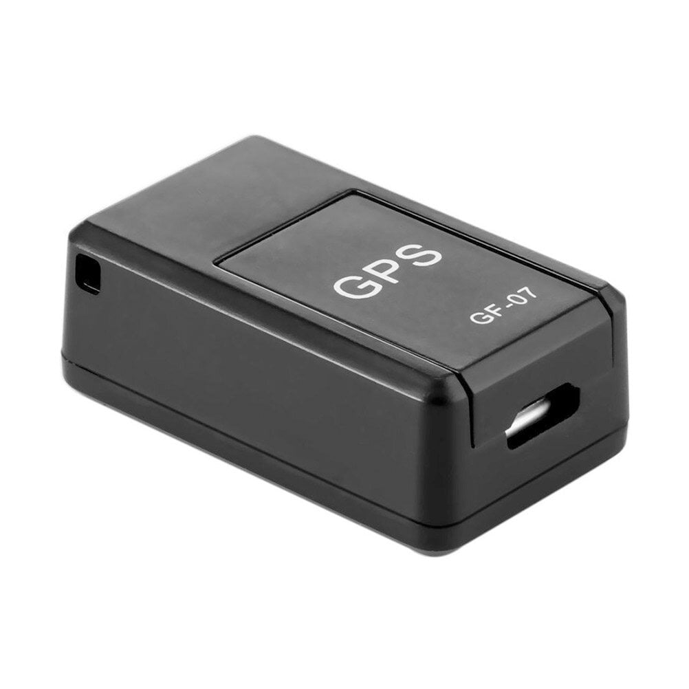 GF-07 Theft Device Mini Sim Vehicle Strong Magnetic Free Installation Locator Personal Tracking Object (Black)