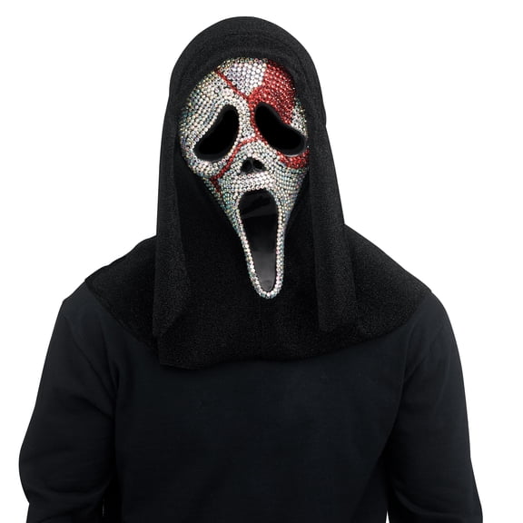 Ghost Face Bloody Bling Mask, Halloween Costume Accessory for Adults, by Fun World