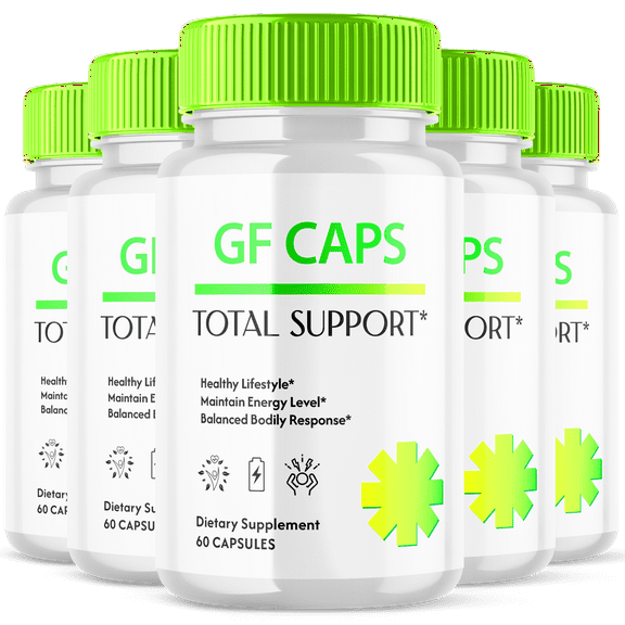 GF Caps Total Support Pills Healthy Lifestyle GFCaps Supplement 300 Capsules