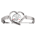 thumbnail image 1 of GF Got It From My BF Valentine's Day Bracelet Heart Jewelry Wire Bangle, 1 of 4