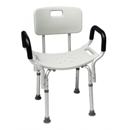 GF Health 7921RA Platinum Collection Bath Seat with Backrest and Arms, Retail Packaging (Pack of 3)