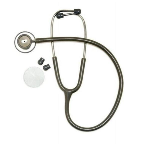 GF Health Products 500GY Adult Panascope Lightweight Stethoscope with Chestpiece, Grey