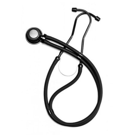 GF Health Products 602BK Deluxe Sprague Rappaport Professional Stethoscope, Midnight Black