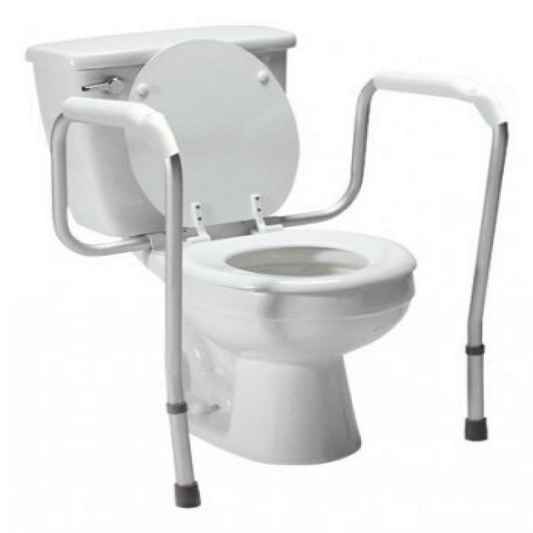 Lumex Versaframe Toilet Safety Rail in Brown Box, Adjustable Height Lumex Versaframe Toilet Safety Rail in Brown Box, Adjustable Height