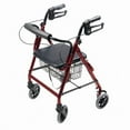 thumbnail image 1 of GF Health Products RJ4302R Lumex Walkabout Four-Wheel Hemi Rollator, Burgundy, 1 of 5