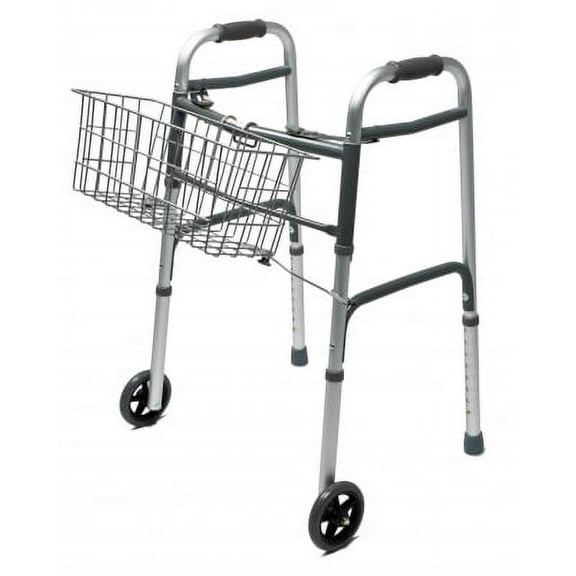 Graham-Field 603904A Walker Basket for 1" Walkers, Silver