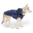 thumbnail image 1 of GF PET Dog Rain Coat Reversible Elastofit Waterproof Apparel for Small Medium Large Dogs Pets, Navy, XL, 1 of 6