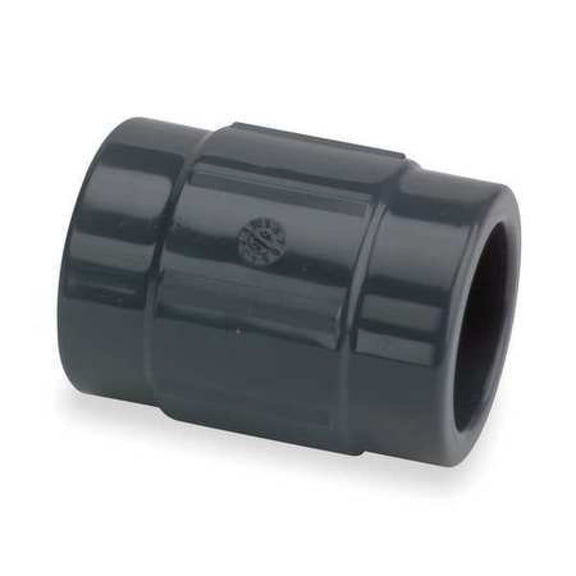 GF PIPING SYSTEMS 830-005 1/2" FNPT PVC Coupling Sched 80