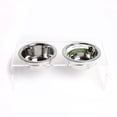 thumbnail image 1 of Acrylic Double Feeder - Clear - M, 1 of 8