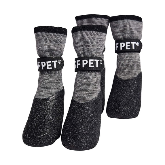 GF Pet GB464F2-CH-L All Terrain Boots, Charcoal - Large
