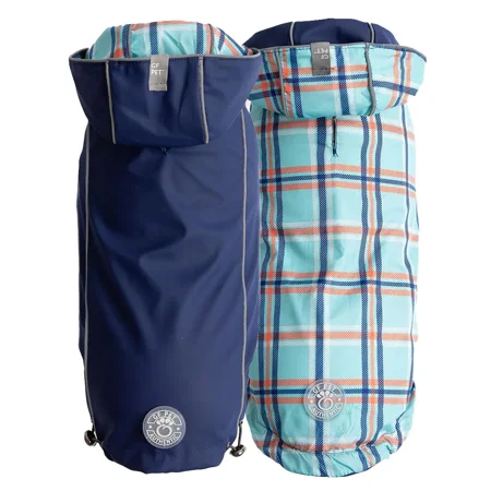 GF Pet Reversible Elasto-Fit Raincoat - Navy - M