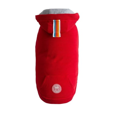 GF Pet GJ344F0-RED-M Elasto-Fit Urban Hoodie, Red - Medium