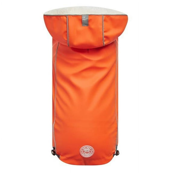 GF Pet GJ472F2-OR-L Insulated Raincoat, Orange - Large