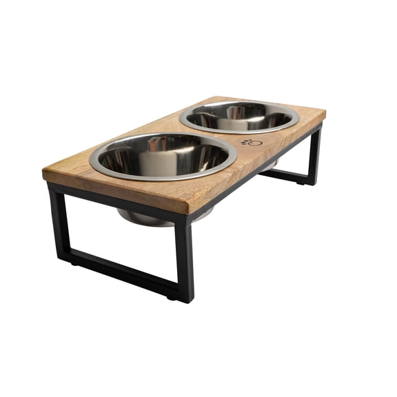 Elevated Wood & Metal Feeder Size: Large