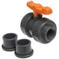 thumbnail image 1 of GF Piping Systems - 161375003 PVC True Union Ball Valve with Full Port, Two Piece, PTFE Seat, EPDM Seal, 3/4" Socket/NPT Threaded CA3, 1 of 2