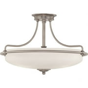 GF1721AN-Quoizel Lighting-Griffin - 4 Light Semi-Flush Mount-Antique Nickel Finish