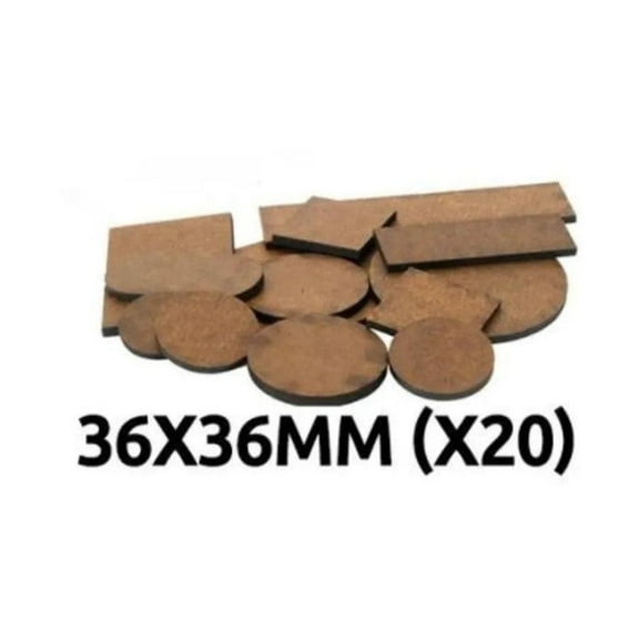 Gale Force Nine Square Bases - 36x36mm New