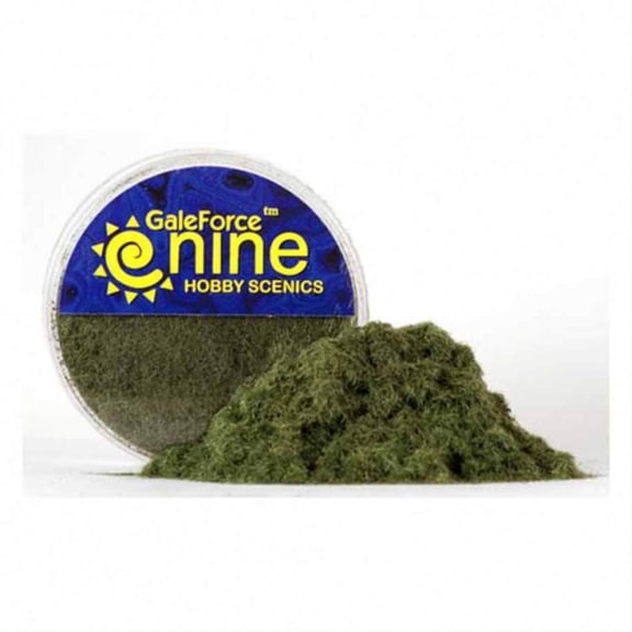 GF9 Hobby Scenics: Dark Green Static Grass
