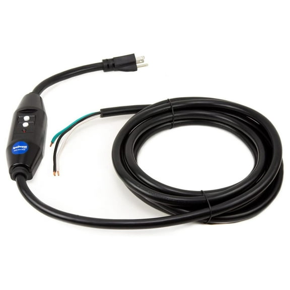 GFCI Cord Replacement for Hot Tub, Spa & Pool - 120V/15A Inline Style