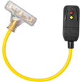 GFCI Extension Cord 2Foot 12/3 Gauge SJTW Lighted GFCI Extension