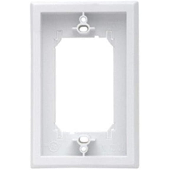 GFCI Extension , Outdoor Outlet Box Extender, Electrical Junction Box, 7 Cubic Inch, 1594TPAW, White, 1 Count