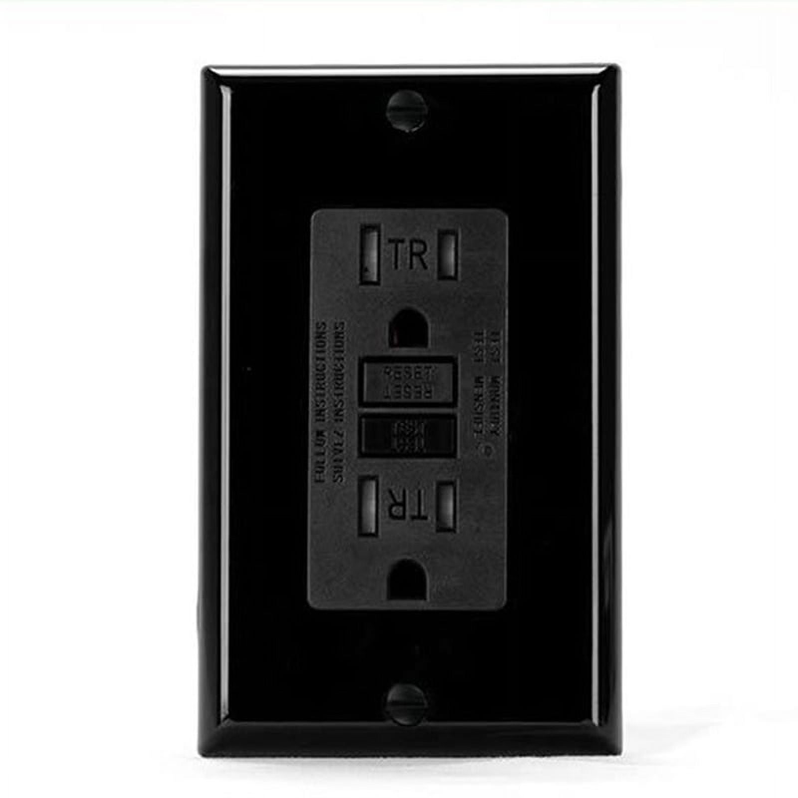 GFCI Outlet 15 Amp, SelfTest GFI Electrical Outlet, Tamper GFCI
