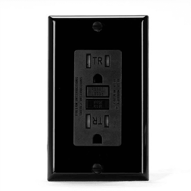 GFCI Outlet 15 Amp, SelfTest GFI Electrical Outlet, Tamper GFCI