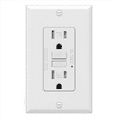 GFCI Outlet 15 Amp, SelfTest GFI Electrical Outlet, Tamper GFCI
