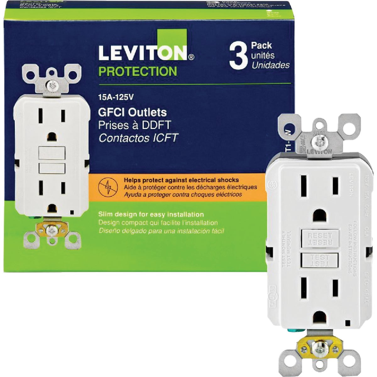 GFCI ST RECEPT15A WHT3PK